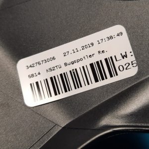 BMW K53 R 1200R R 1250R Kühlerblende rechts Bug Seitenverkleidung Kühlerblende 2019